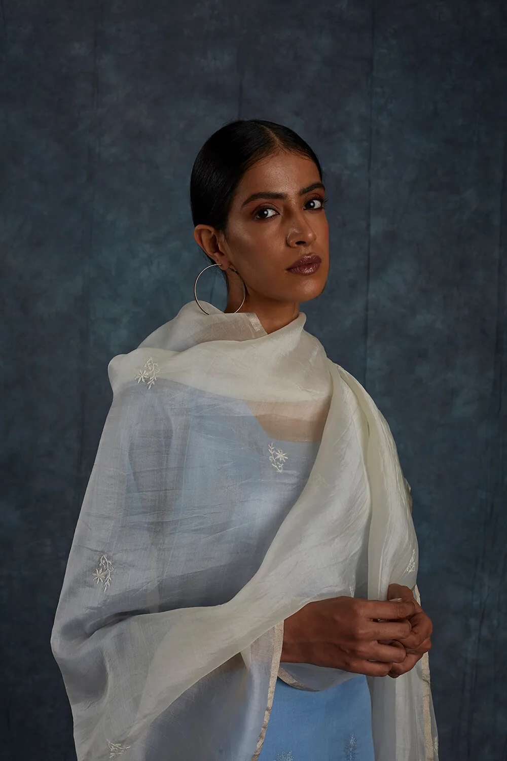 Malti White Dupatta - Image 9