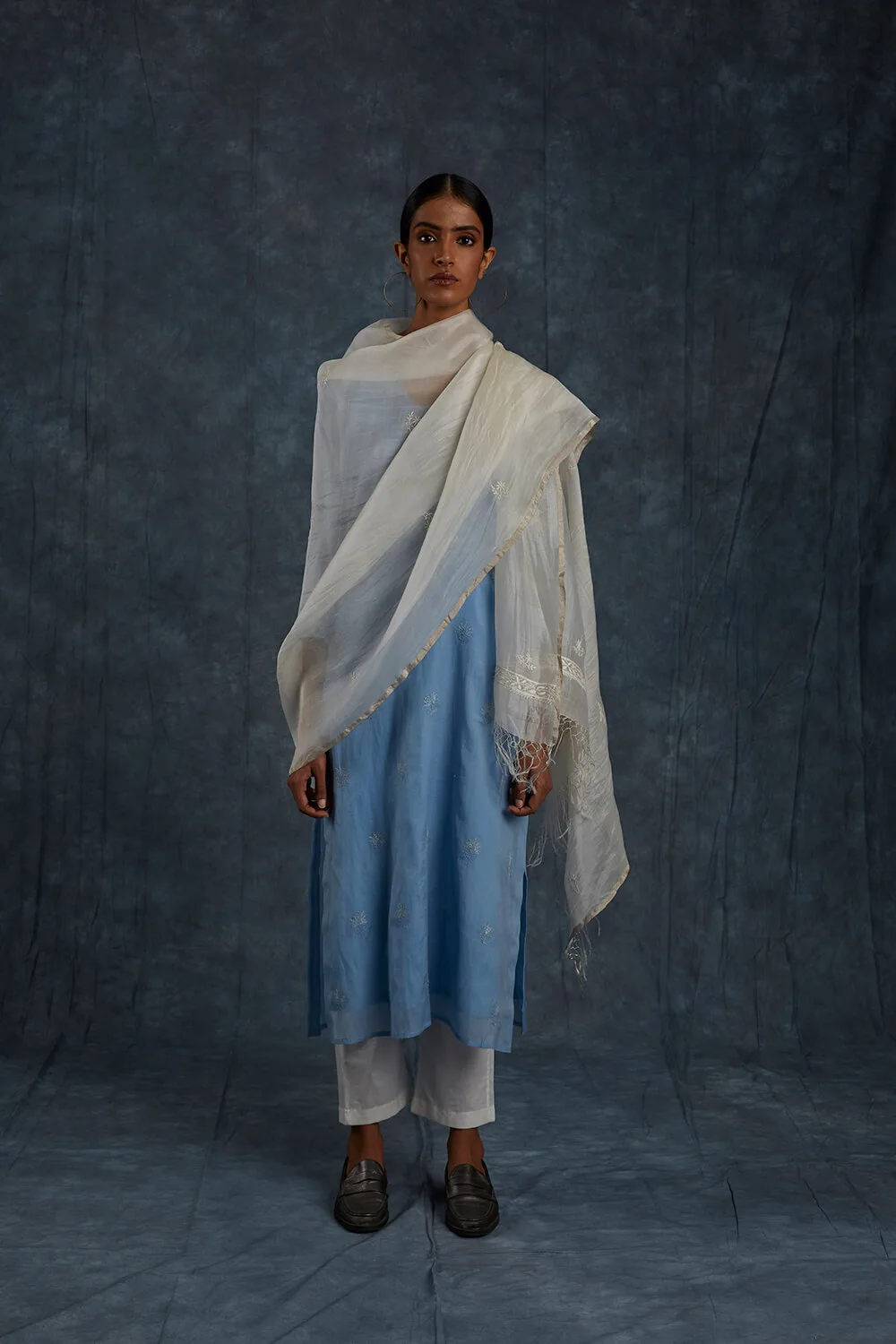 Malti White Dupatta - Image 8
