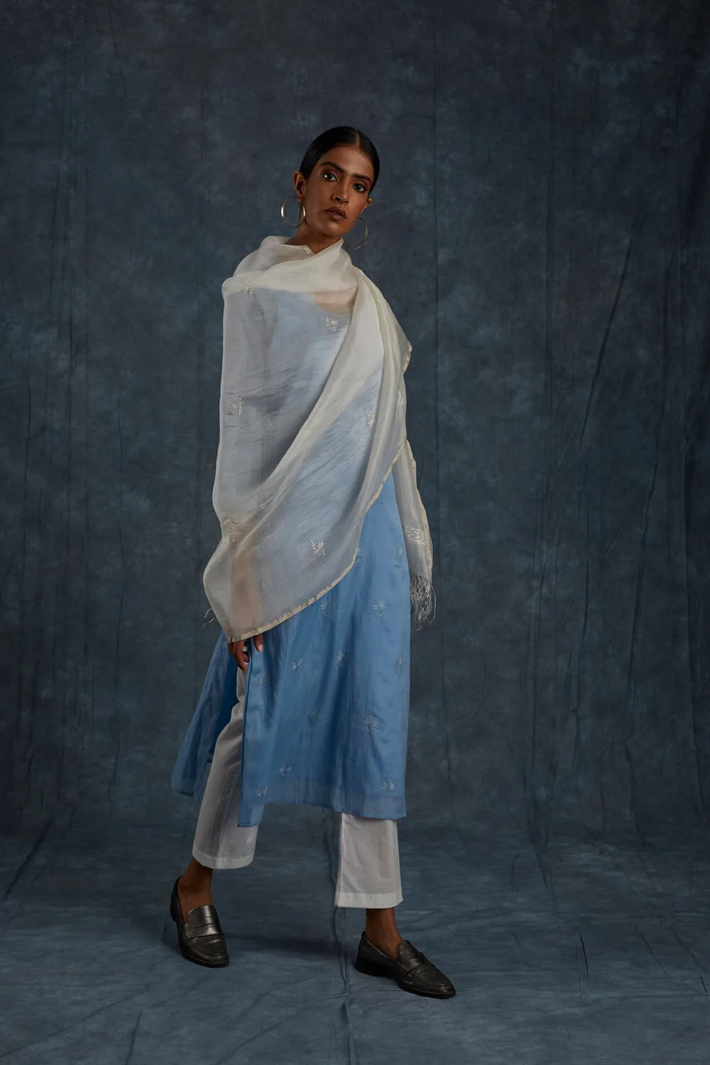 Malti White Dupatta - Image 4