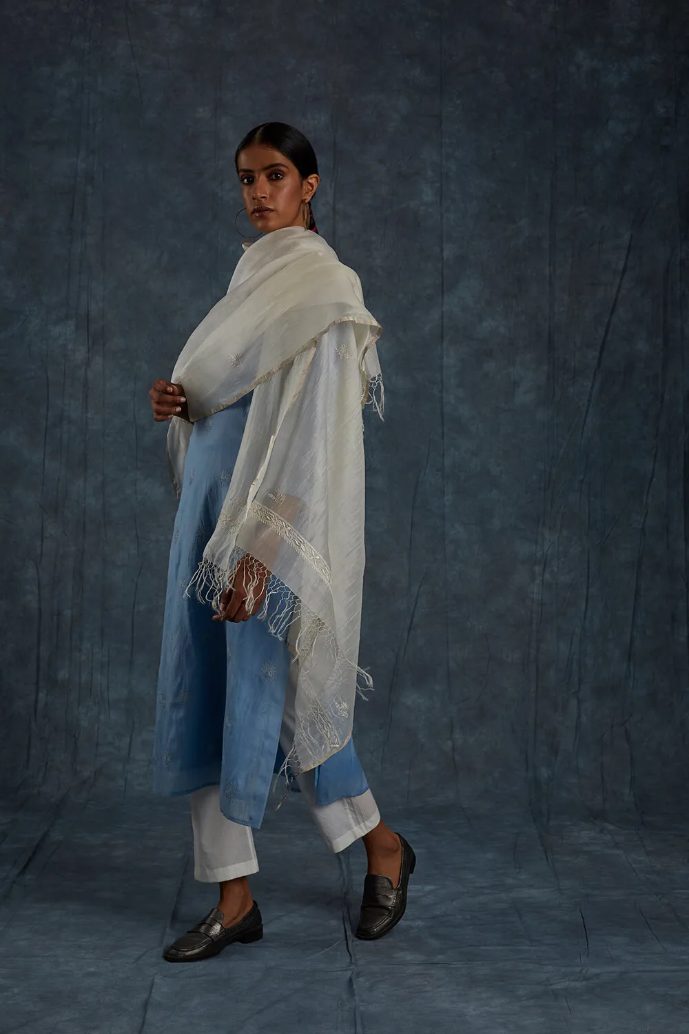 Malti White Dupatta - Image 3