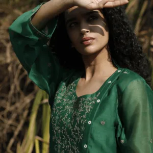Amoha Green Kurta - Thumbnail Image 2