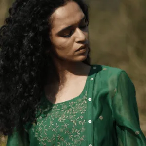 Amoha Green Kurta - Thumbnail Image 3