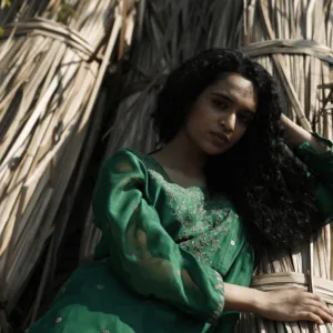 Amoha Green Kurta - Thumbnail Image 5