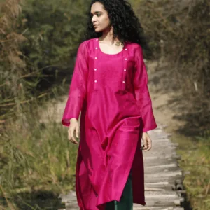 Gaurangi Magenta Kurta - Thumbnail Image 2