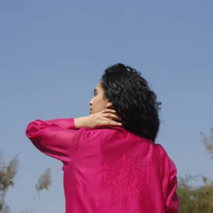 Gaurangi Magenta Kurta - Thumbnail Image 3