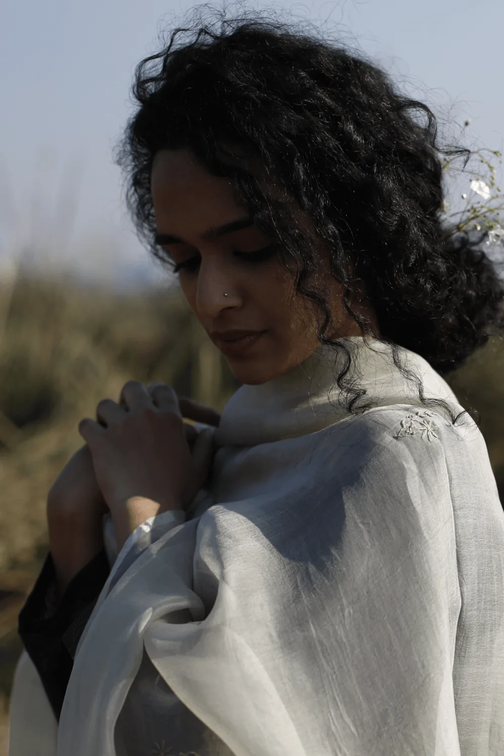 Malti Sage green Dupatta - Image 3