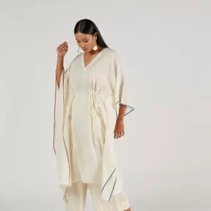 Sikkai Baidehi Kaftan(Neela/Laal) - Thumbnail Image 1