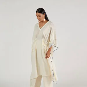 Sikkai Baidehi Kaftan(Neela/Laal) - Thumbnail Image 2
